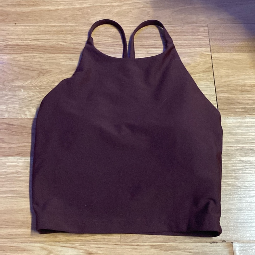 Old navy maroon xs powersoft top